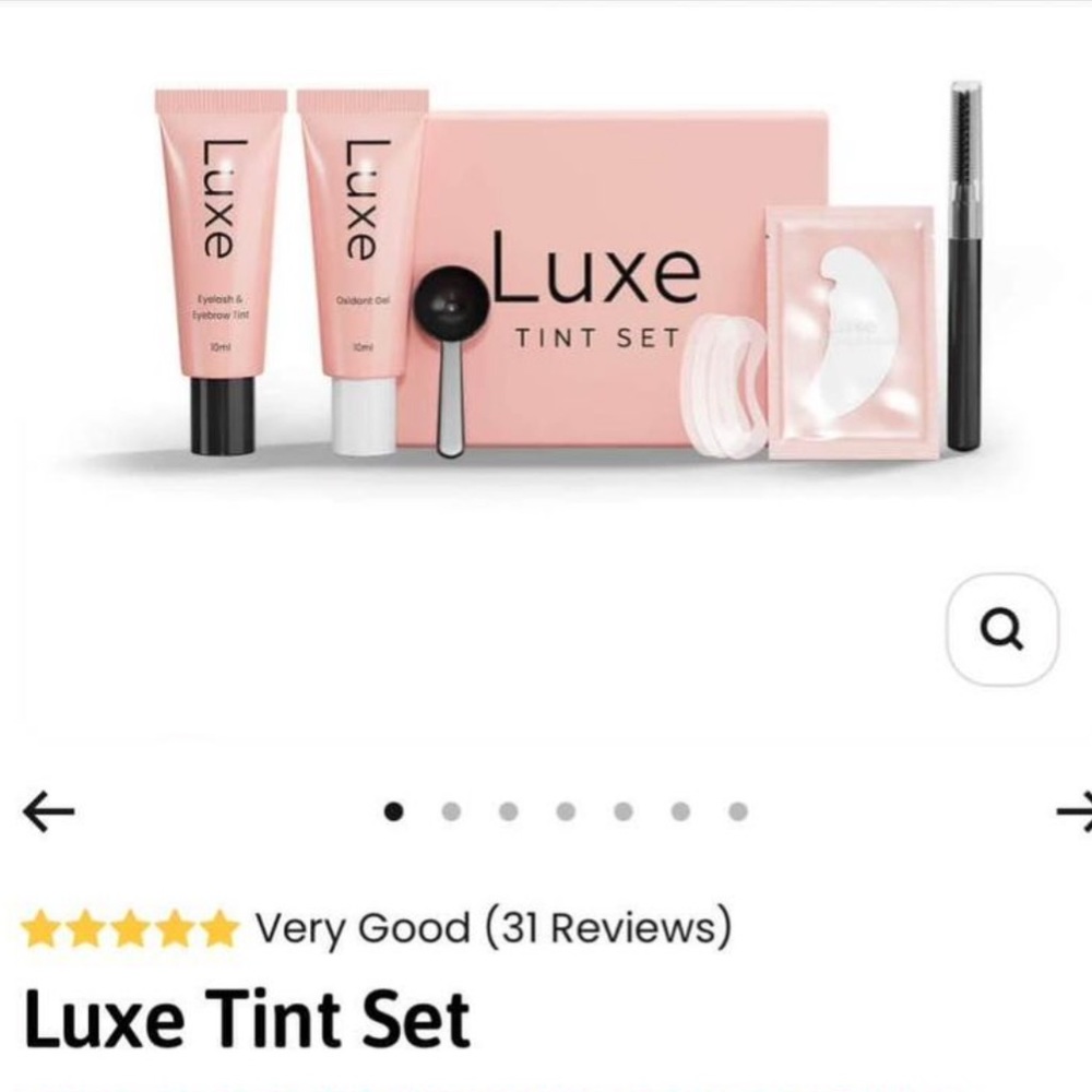 New Luxe Cosmetics Eyelash Tint Set Black